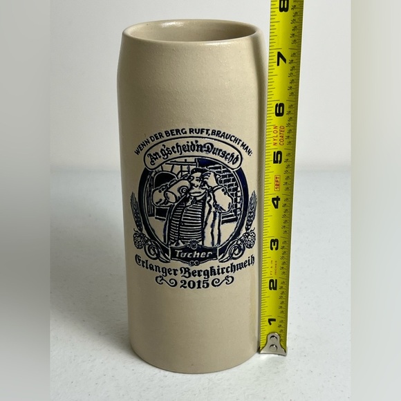 2015 Erlanger Bergkirchweih Festival German Beer Stoneware Stein - Picture 9 of 9